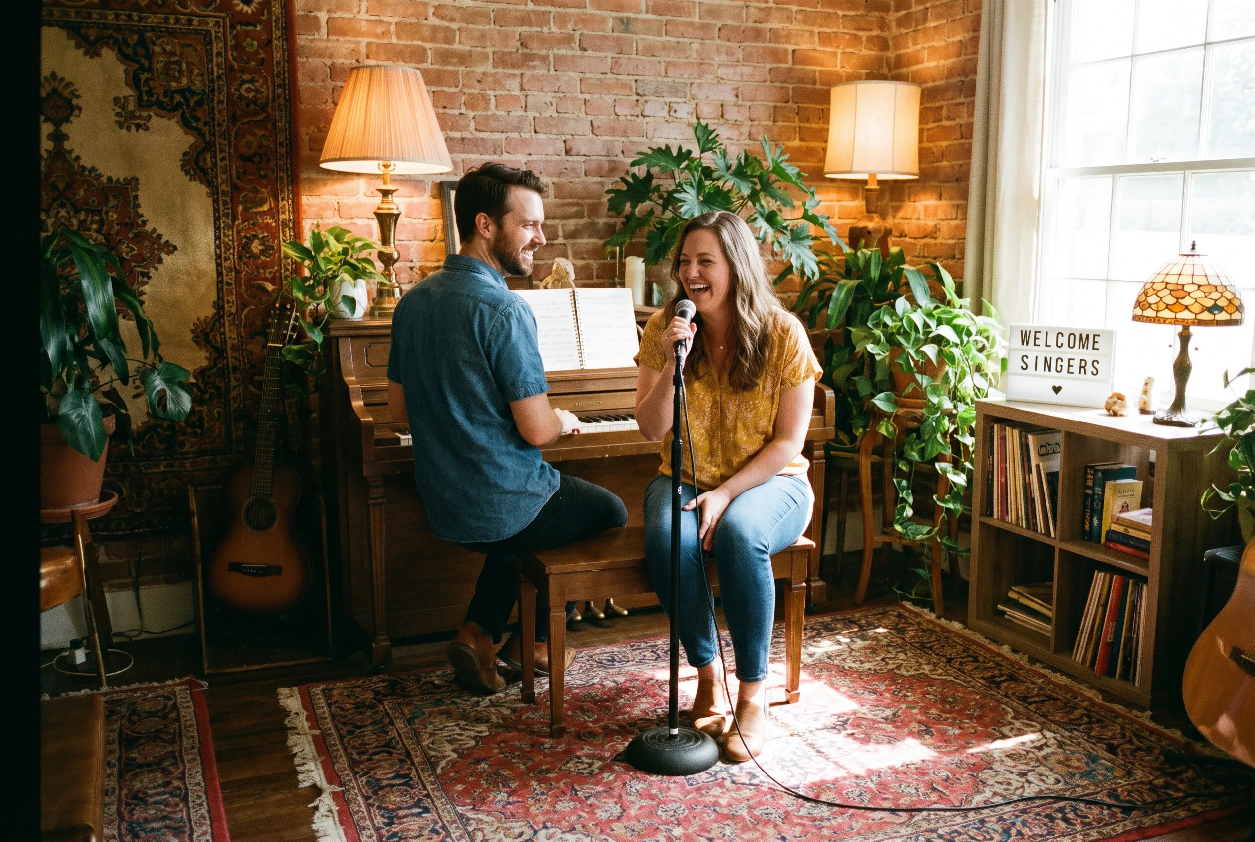 Beginner singing lesson