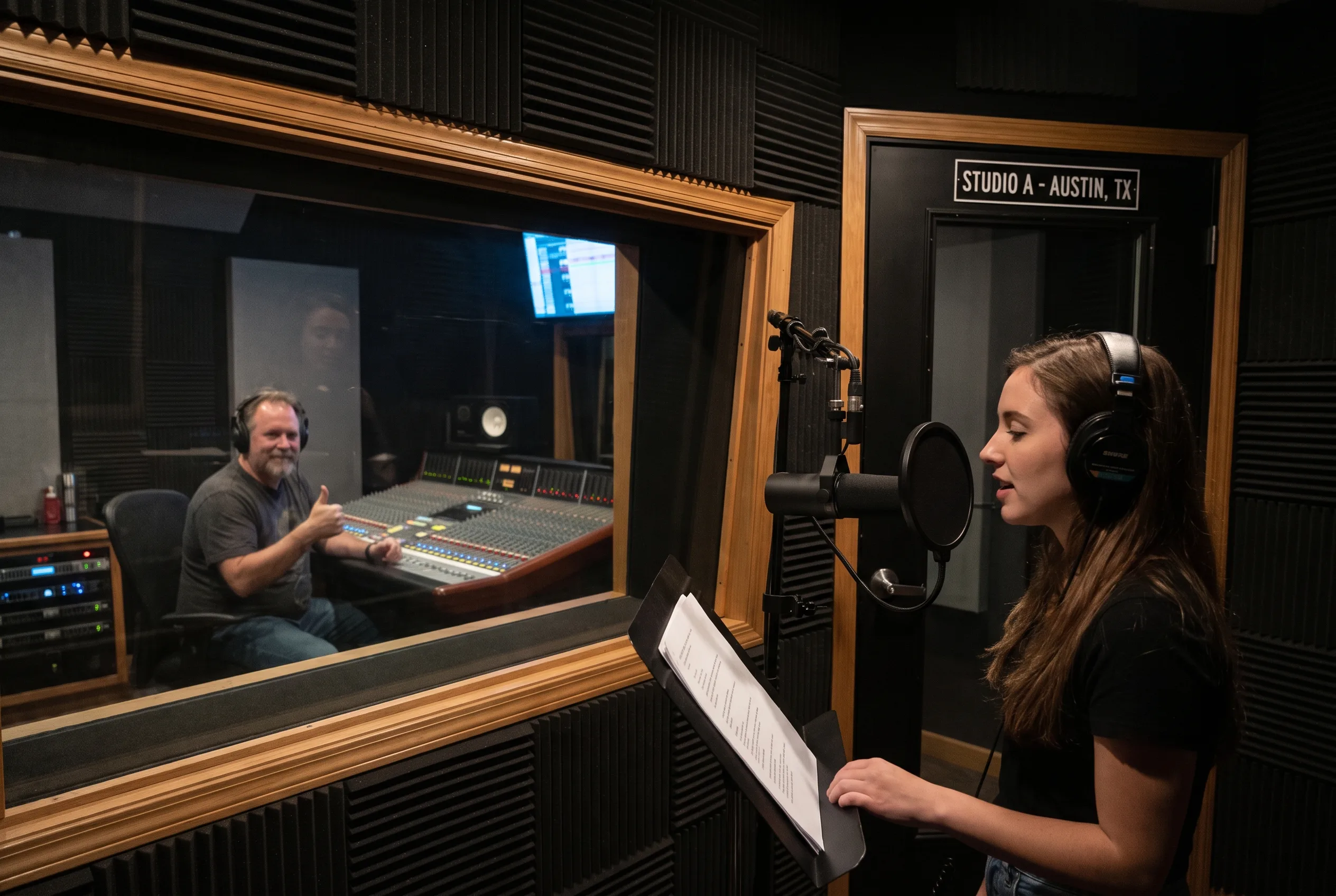 Voiceover broadcast coaching